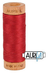 Aurifil Mako 80wt Cotton 274 m 300 yd. spool - 1103 Burgundy